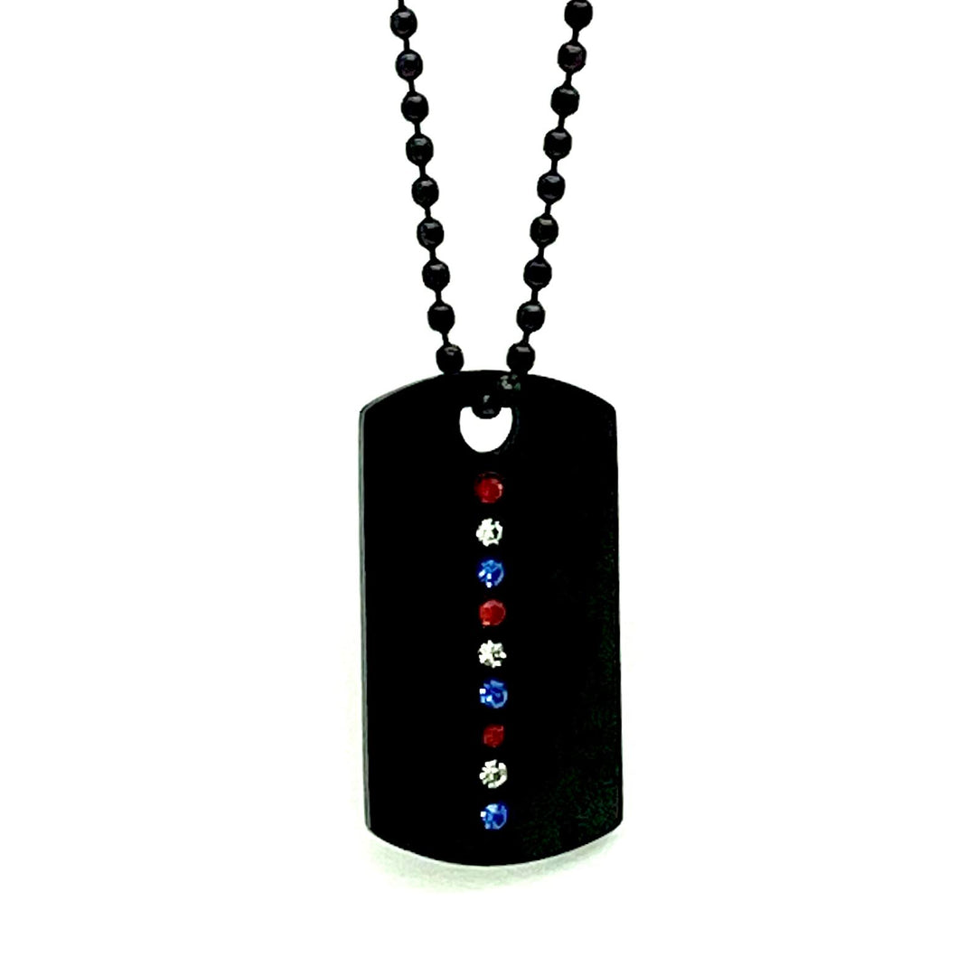 Team USA | Dog Tag - Black Stainless Steel