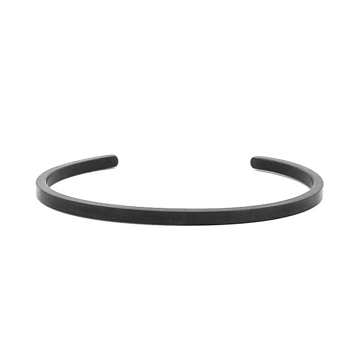 This meticulously designed brushed black ceramic cuff bracelet is perfect worn alone or paired with a WristBend stacking bracelet. Can slightly manipulate size for a perfect fit. Made by WristBend