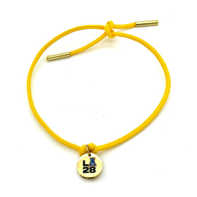 LA28 Shoestring Bracelet - Yellow| Wholesale