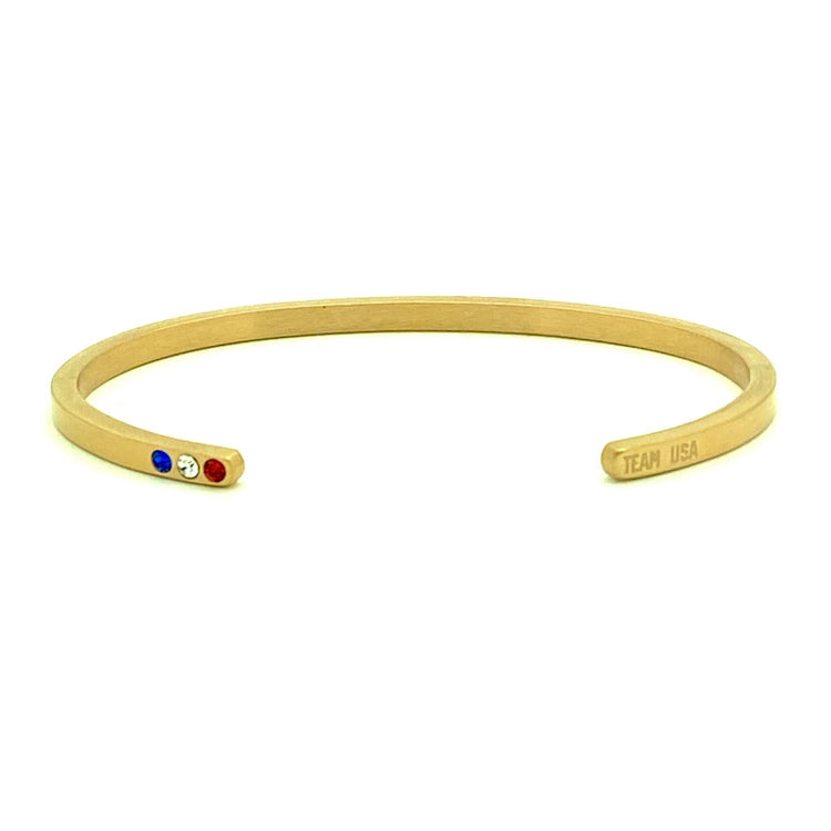 Team USA Olympics. Olympic Jewelry. Team USA Metal Cuff Bracelet. Made by WristBend LA28