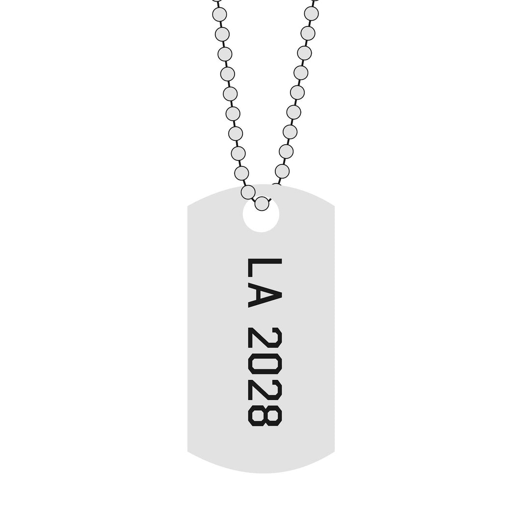 LA28 Dog Tag - Yellow & White Gold | Wholesale