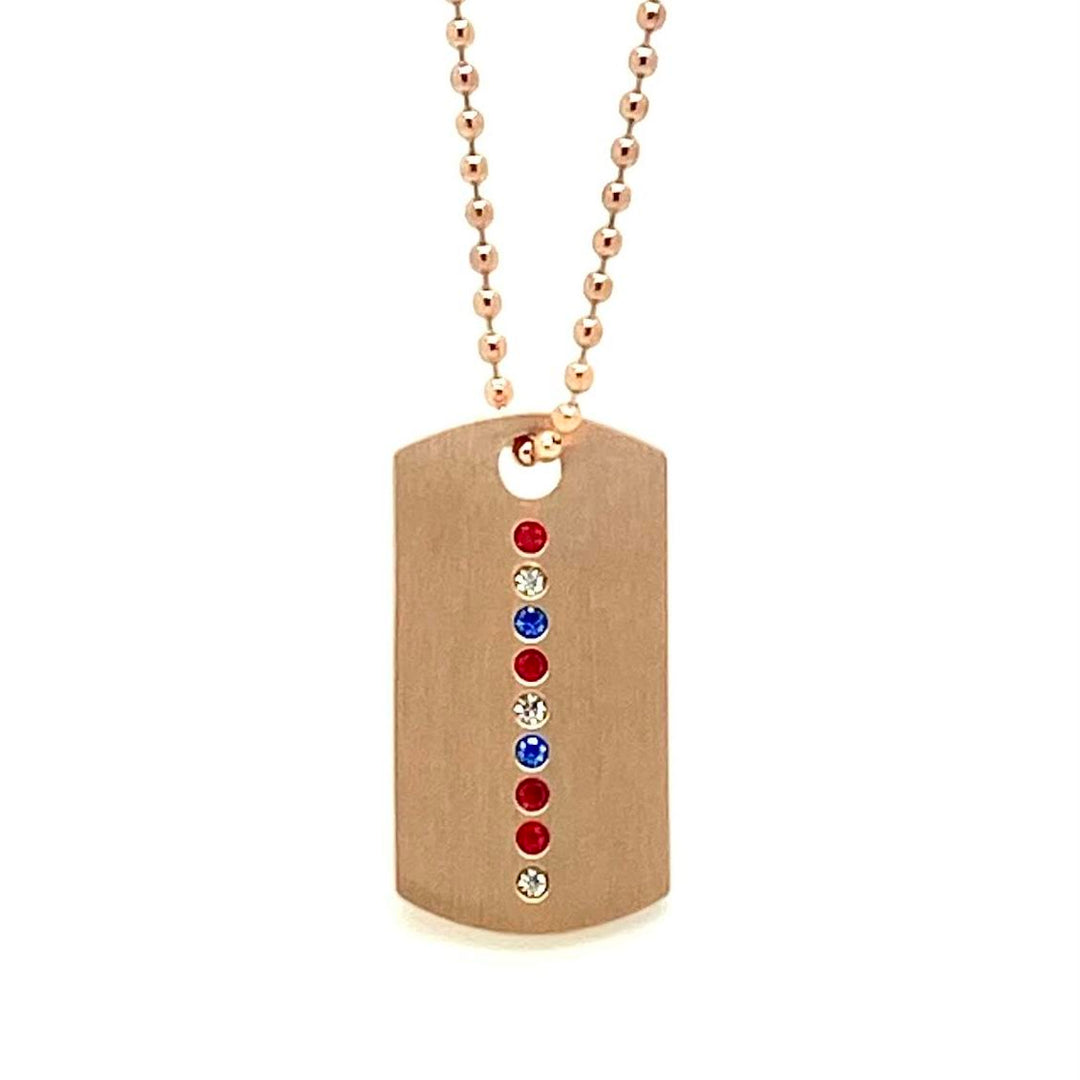 Team USA | Dog Tag - Rose Gold