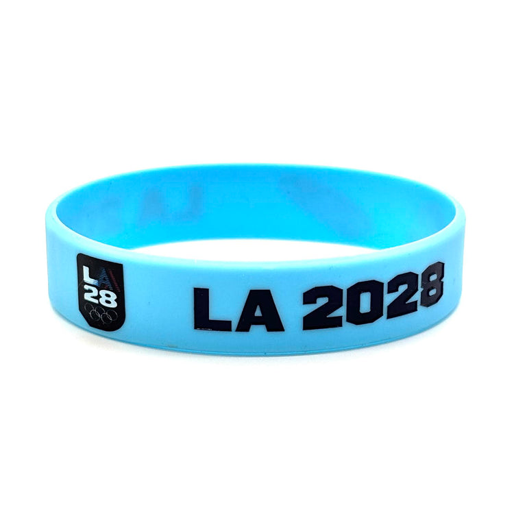 LA28 Blue Wave Silicone Bands by WristBend