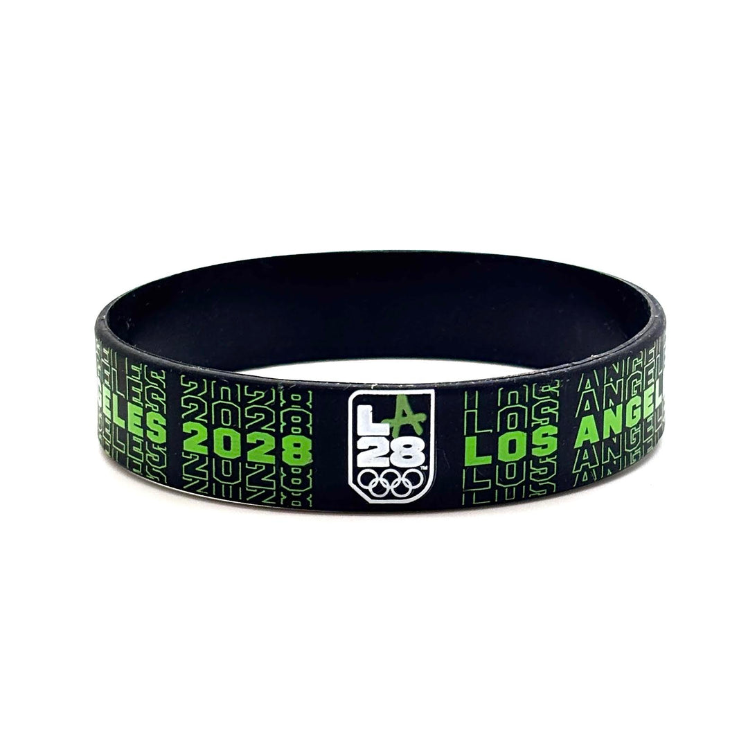 Officially licensed LA28 silicone band by WristBend