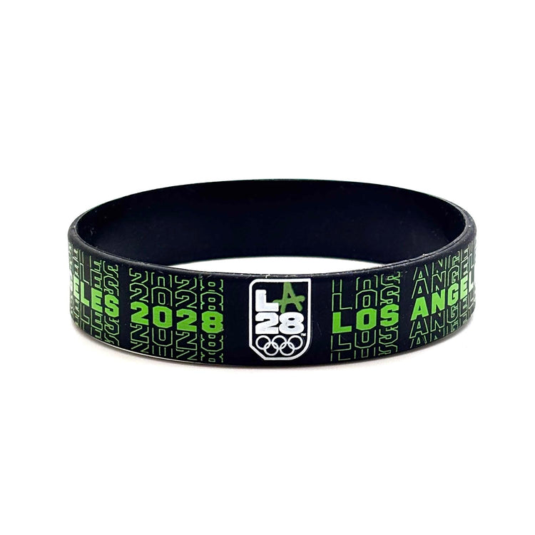 Officially licensed LA28 silicone band by WristBend