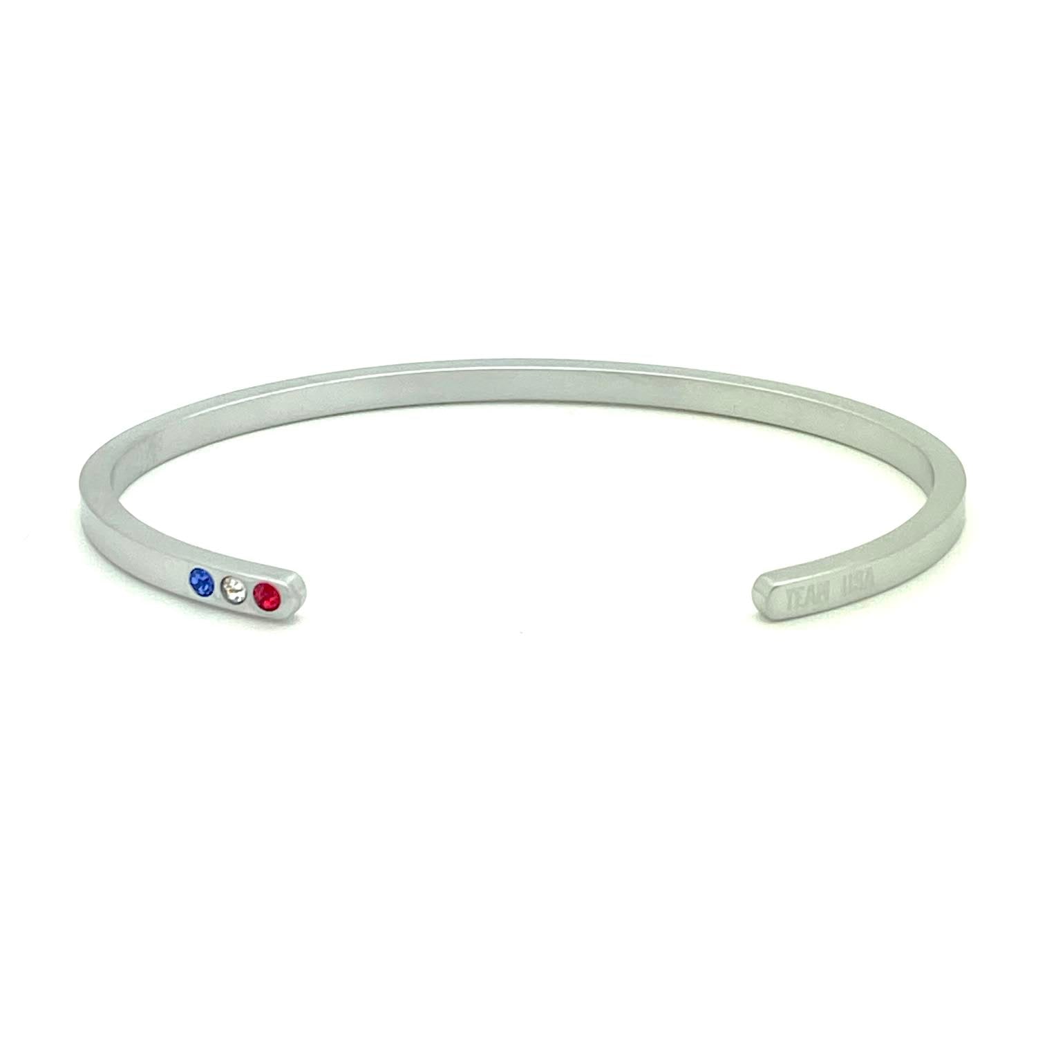 Team USA Olympic Stainless Steel Metal Cuff by WristBend