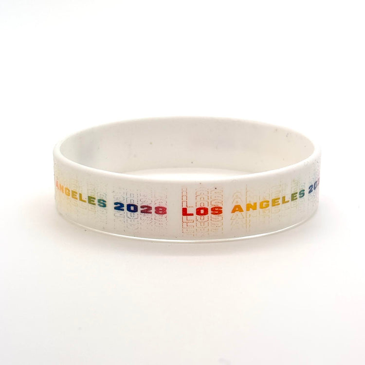 Team USA Pride Silicone bracelets for the LA28 Olympics by WristBend